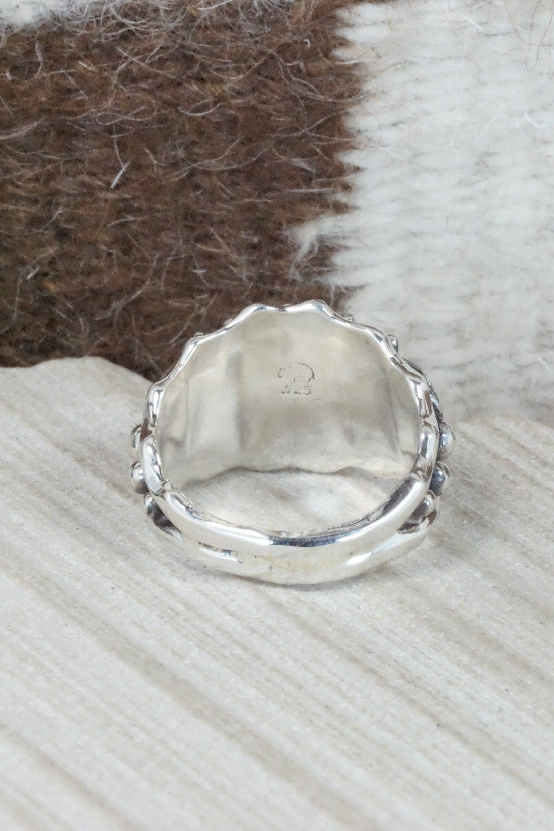 Sterling Silver Ring - Genevieve Francisco - Size 12