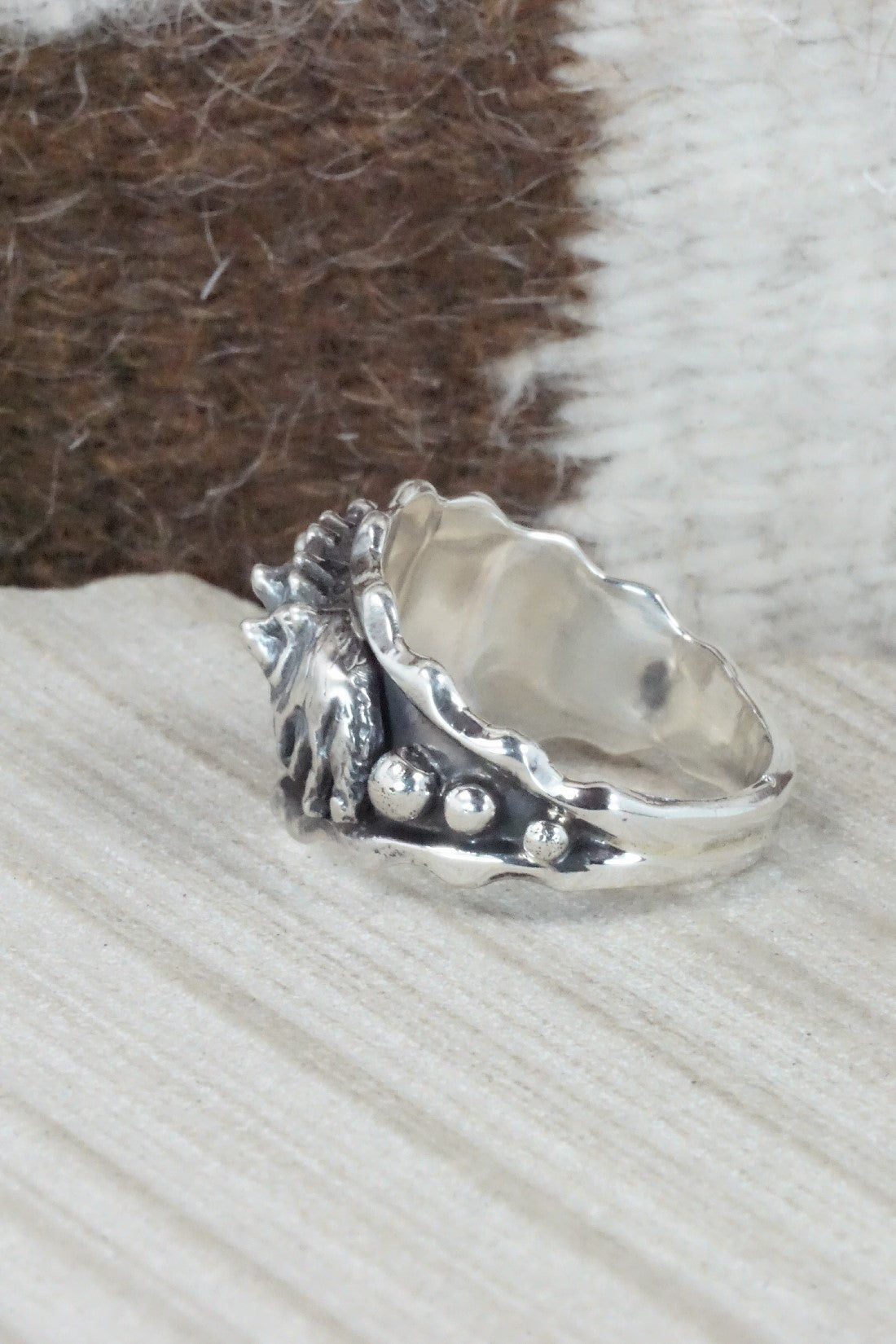 Sterling Silver Ring - Genevieve Francisco - Size 12.75