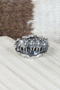 Sterling Silver Ring - Genevieve Francisco - Size 13