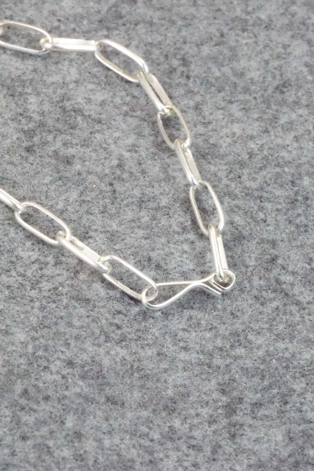 White Buffalo and Sterling Silver Necklace - Kenny Calavaza