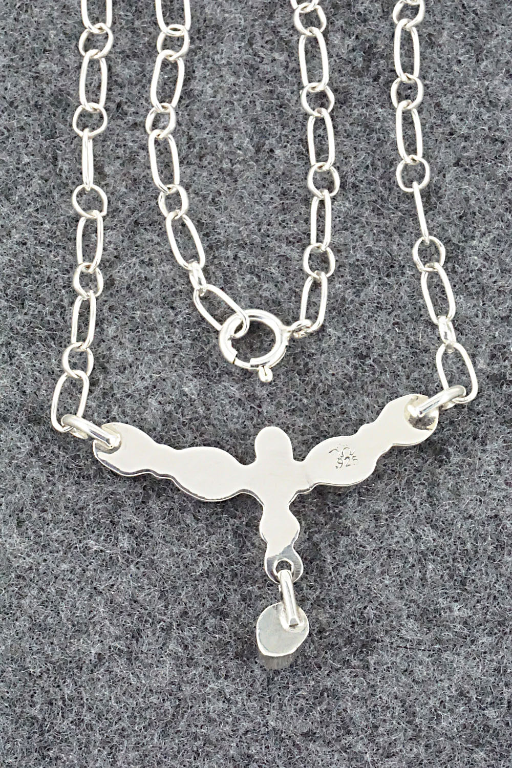 Turquoise & Sterling Silver Necklace - Loretta Smith