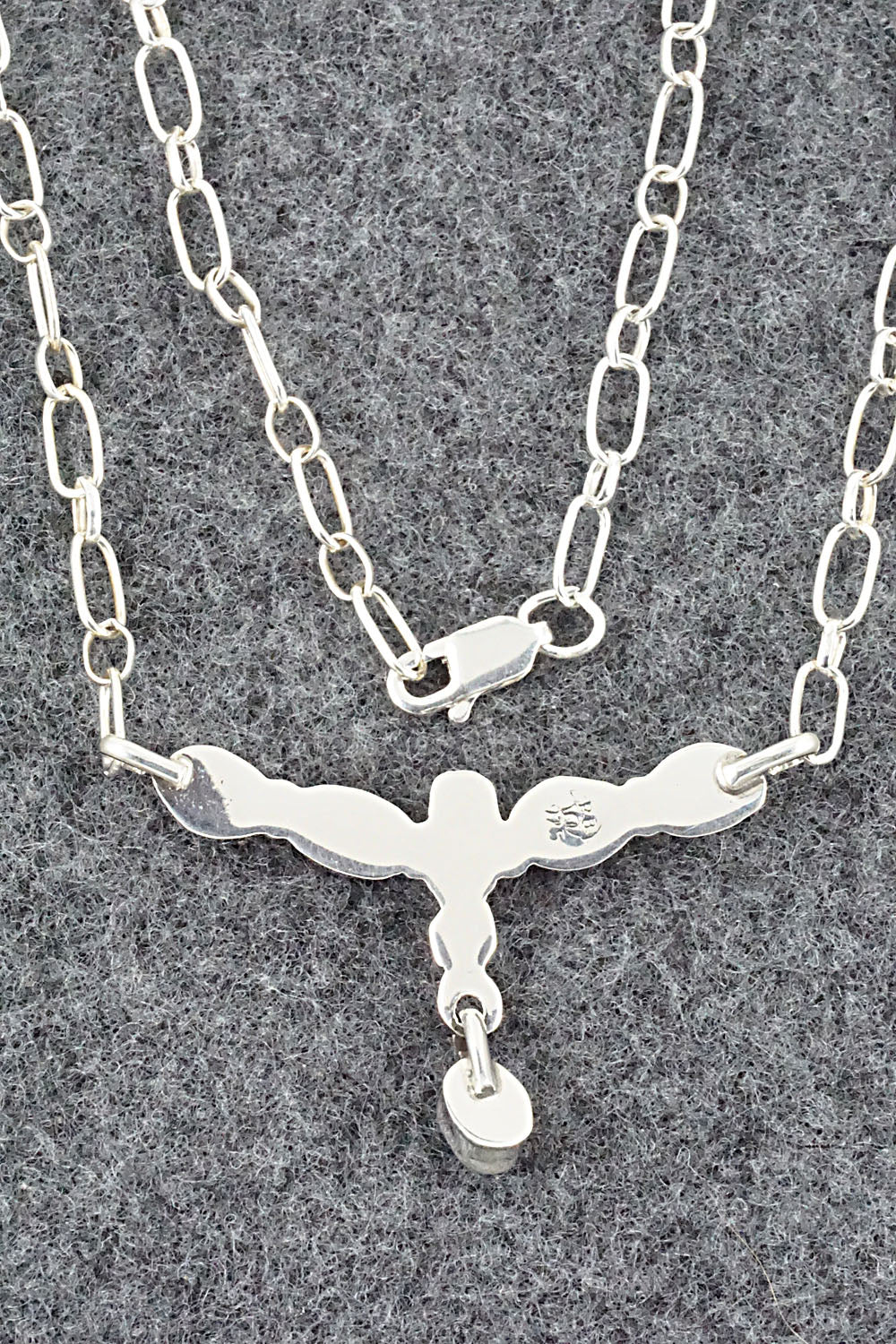 Turquoise & Sterling Silver Necklace - Loretta Smith