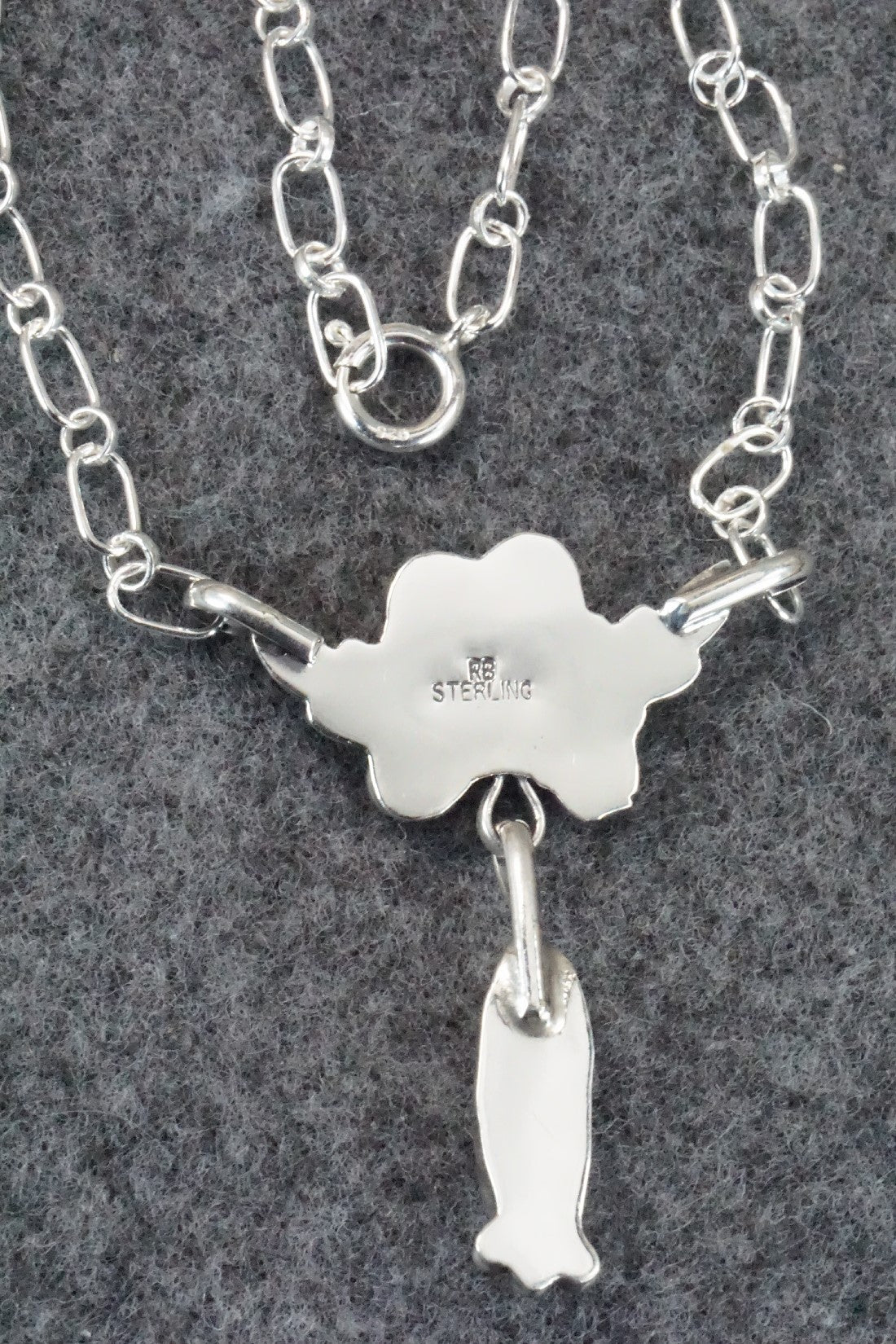 Onyx & Sterling Silver Necklace - Annie Spencer