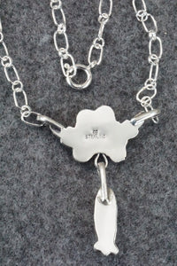 Onyx & Sterling Silver Necklace - Annie Spencer