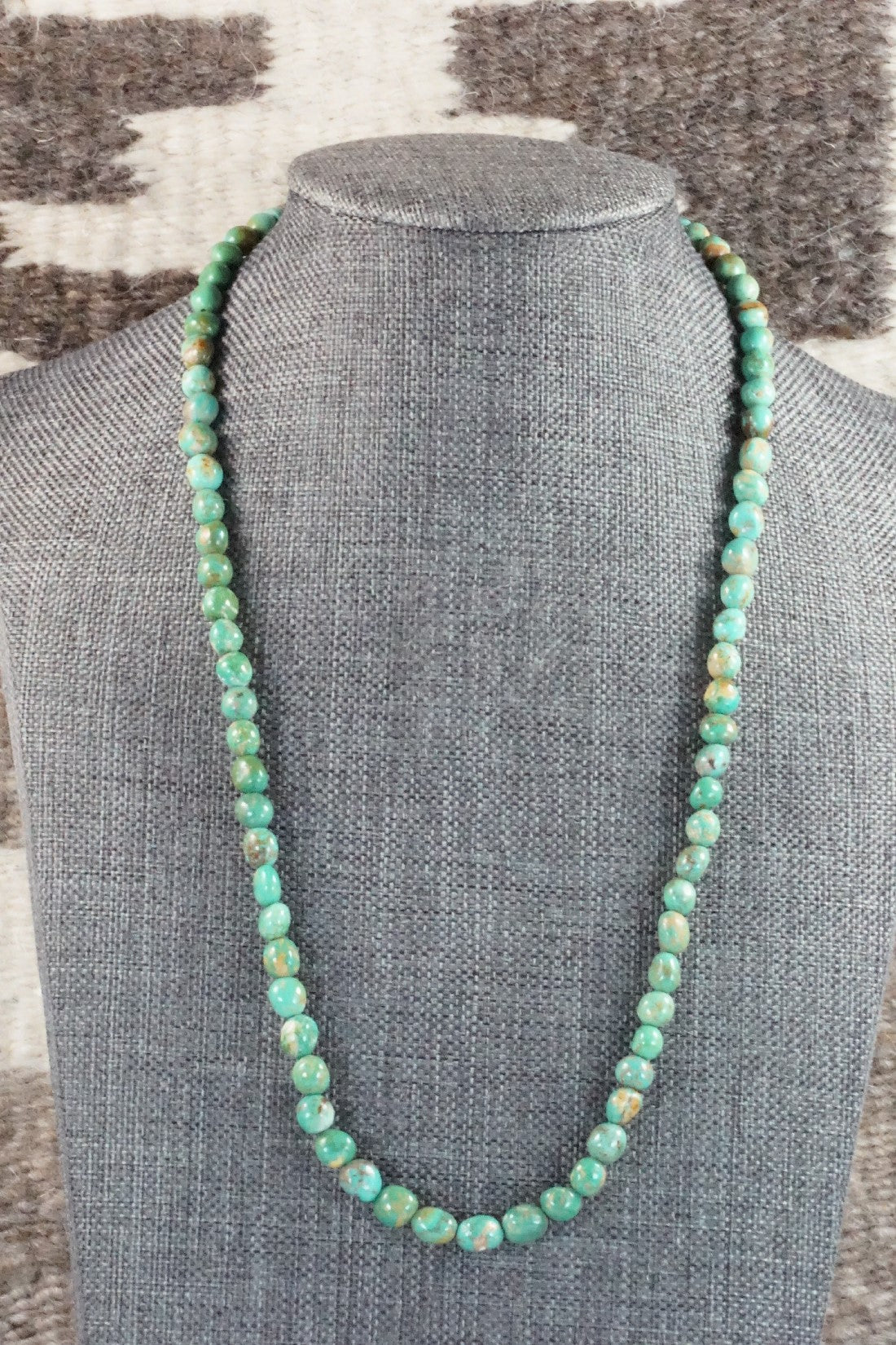 Turquoise & Spiny Oyster Necklace - Joe Garcia