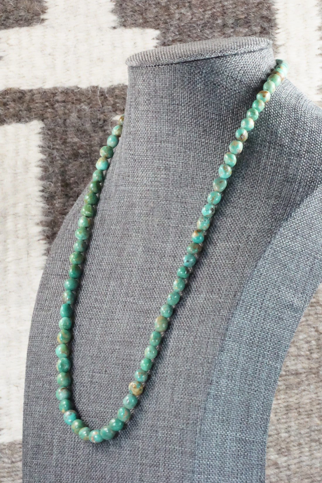 Turquoise & Spiny Oyster Necklace - Joe Garcia