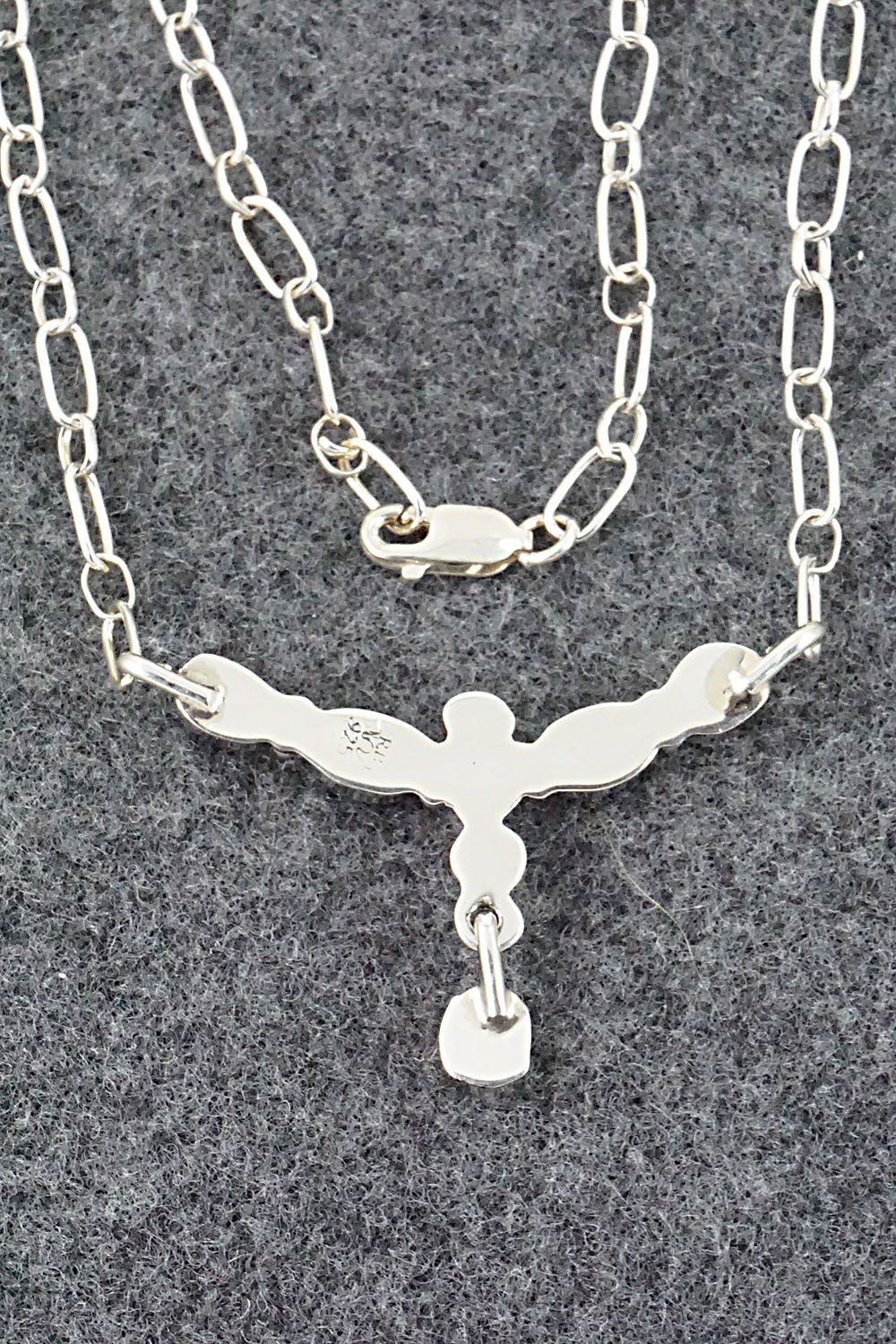 Turquoise & Sterling Silver Necklace - Loretta Smith