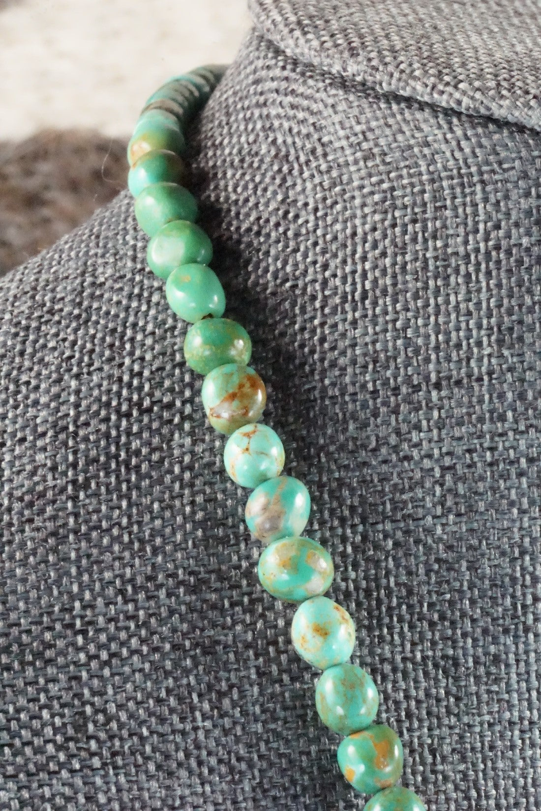 Turquoise & Spiny Oyster Necklace - Joe Garcia
