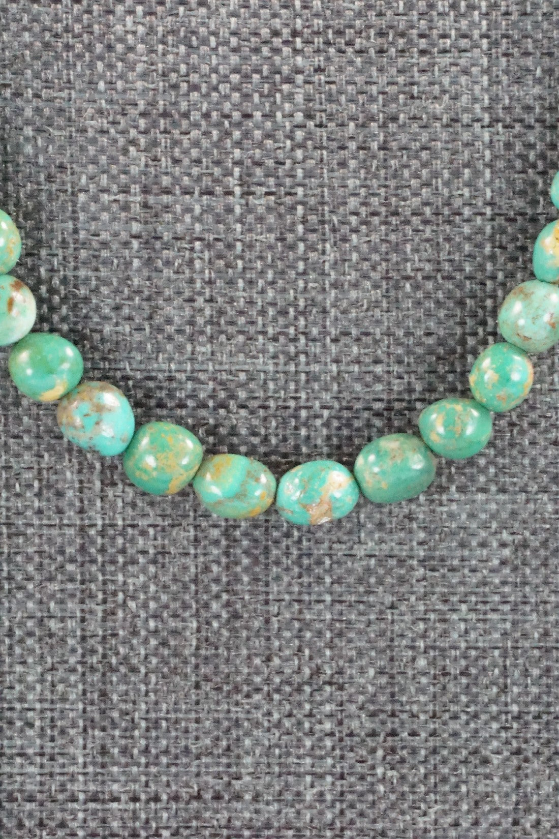 Turquoise & Spiny Oyster Necklace - Joe Garcia