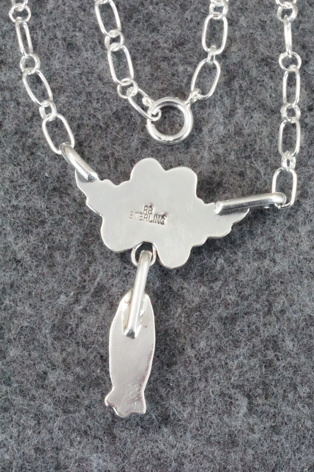 Onyx & Sterling Silver Necklace - Annie Spencer