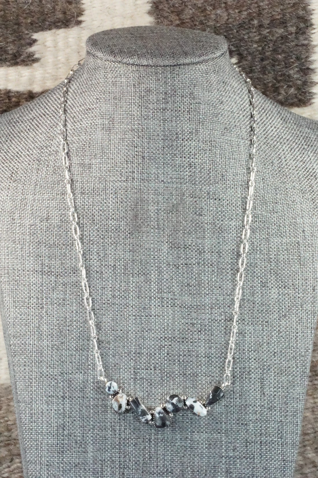 White Buffalo & Sterling Silver Necklace - David Lopez