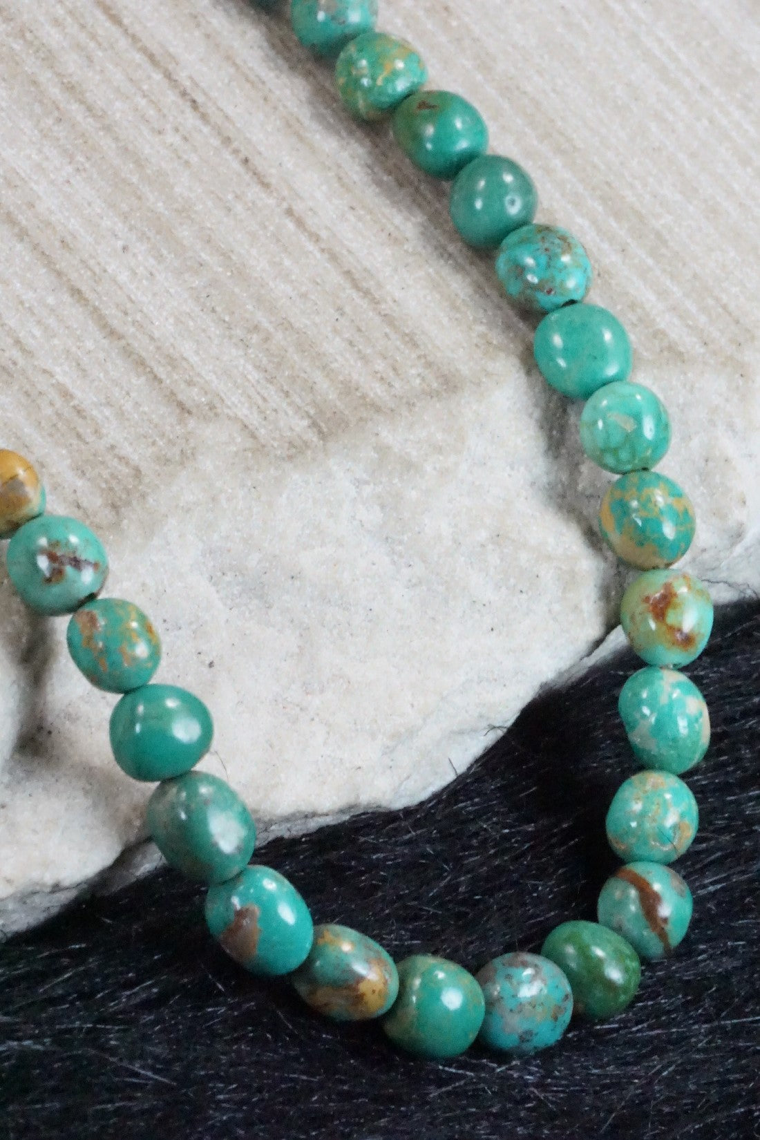 Turquoise & Spiny Oyster Necklace - Joe Garcia