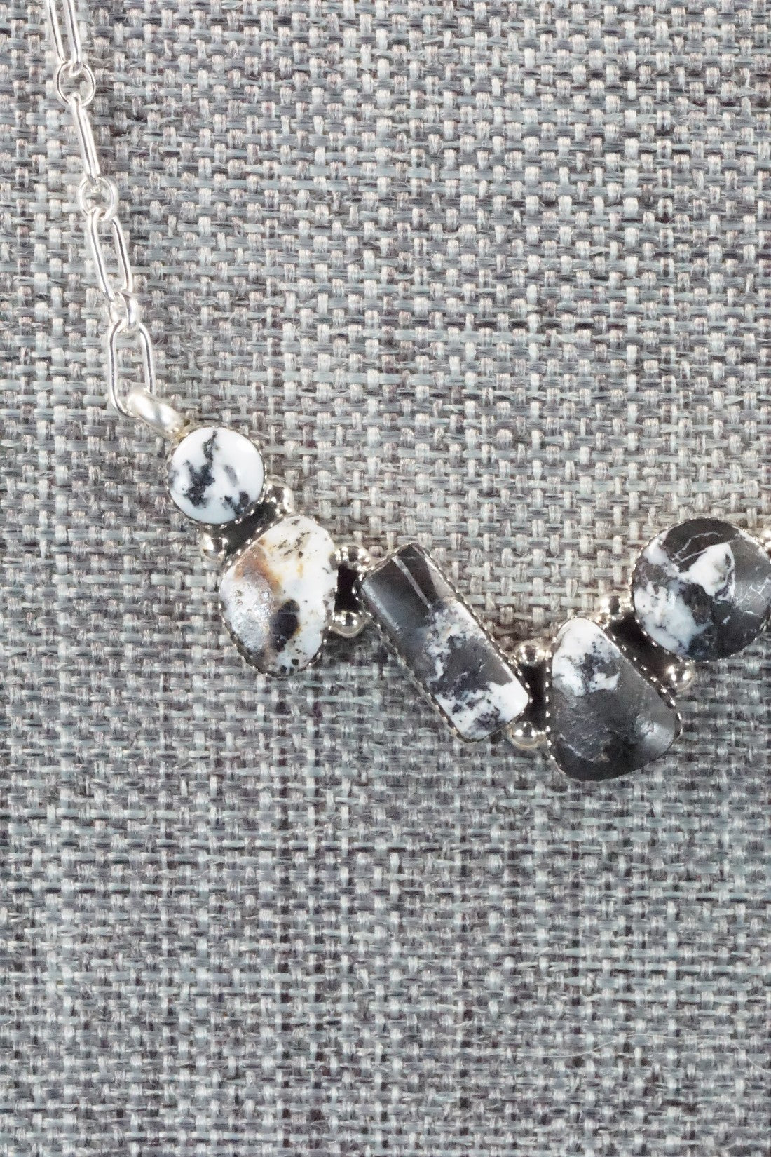 White Buffalo & Sterling Silver Necklace - David Lopez