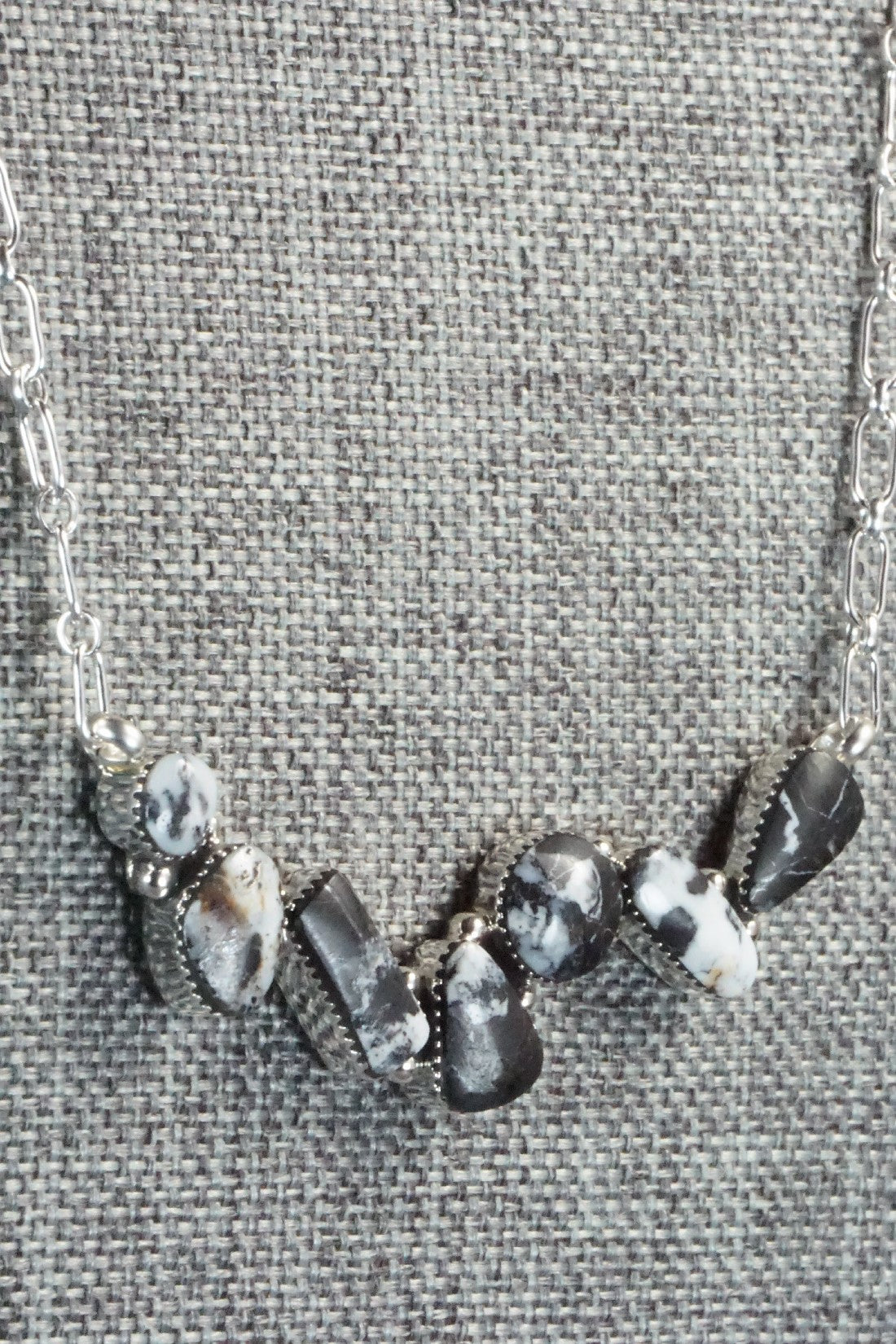 White Buffalo & Sterling Silver Necklace - David Lopez