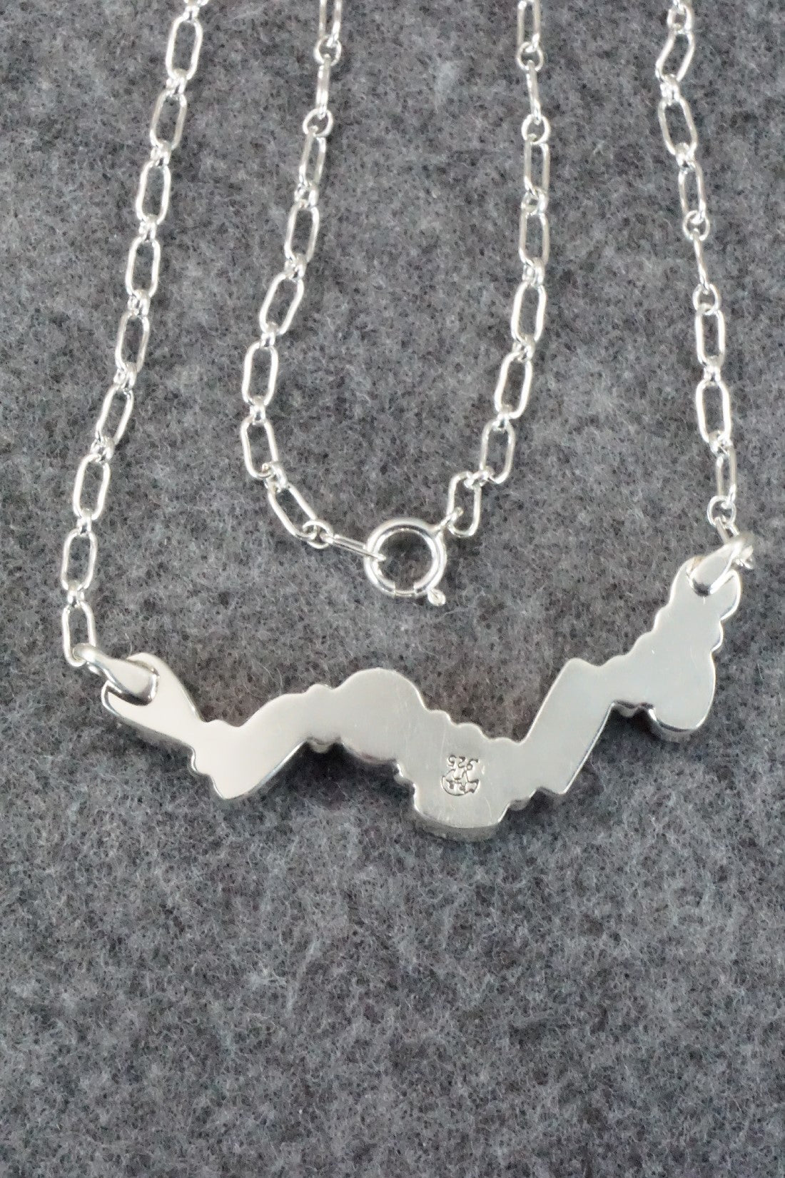 White Buffalo & Sterling Silver Necklace - David Lopez