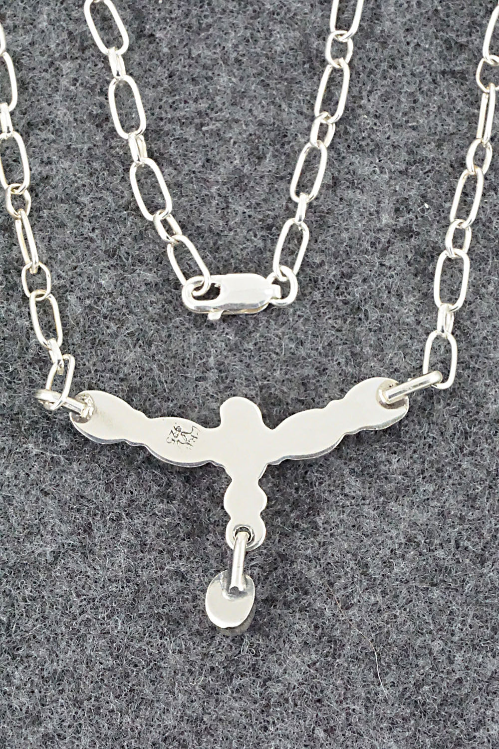 Turquoise & Sterling Silver Necklace - Loretta Smith