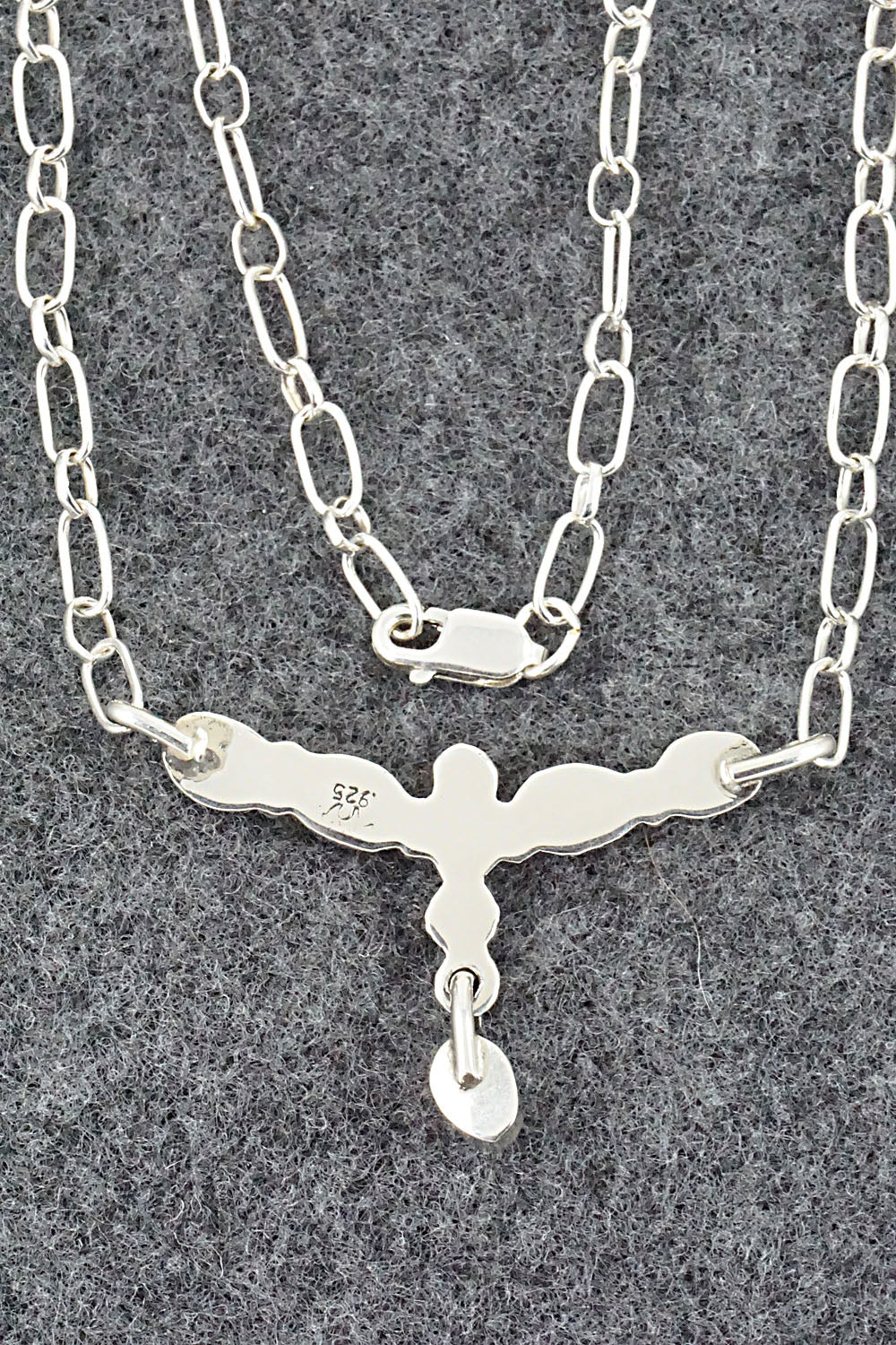 Turquoise & Sterling Silver Necklace - Loretta Smith