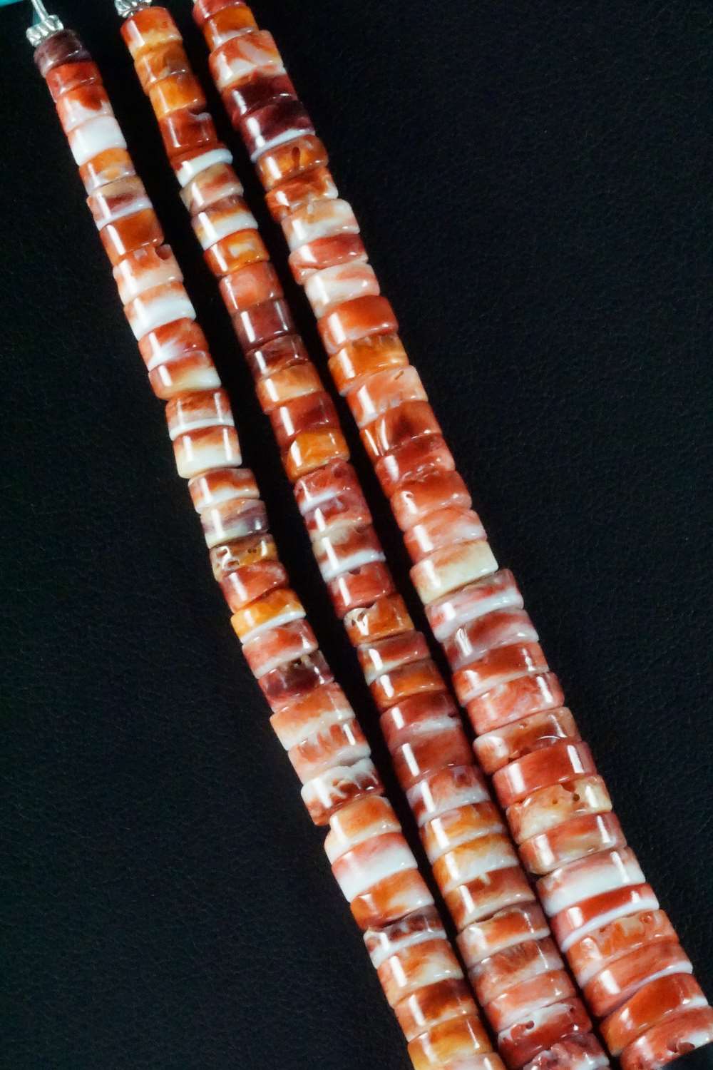 Turquoise & Spiny Oyster Necklace - Lupe Lovato