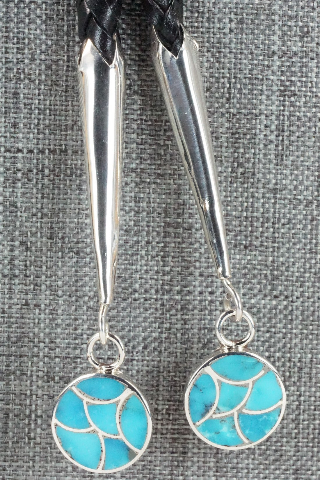 Turquoise & Sterling Silver Bolo Tie - Lynelle Johnson