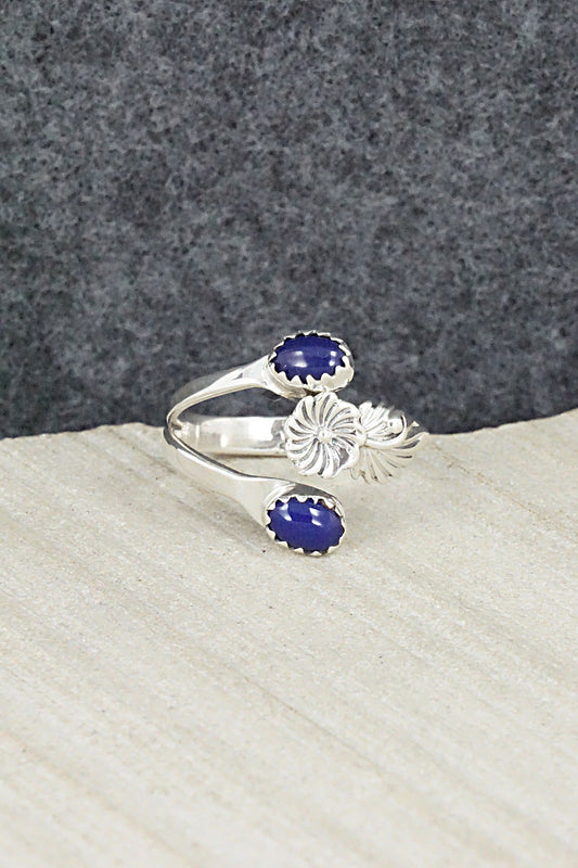 Lapis & Sterling Silver Ring - Harris Largo - Size 7.5