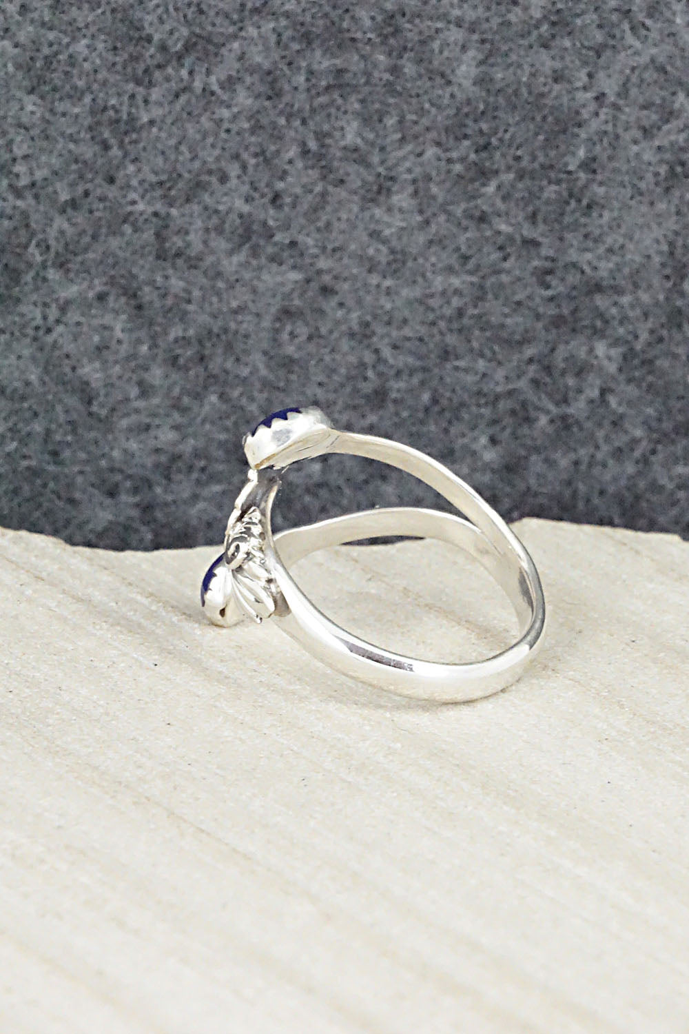 Lapis & Sterling Silver Ring - Harris Largo - Size 7.5