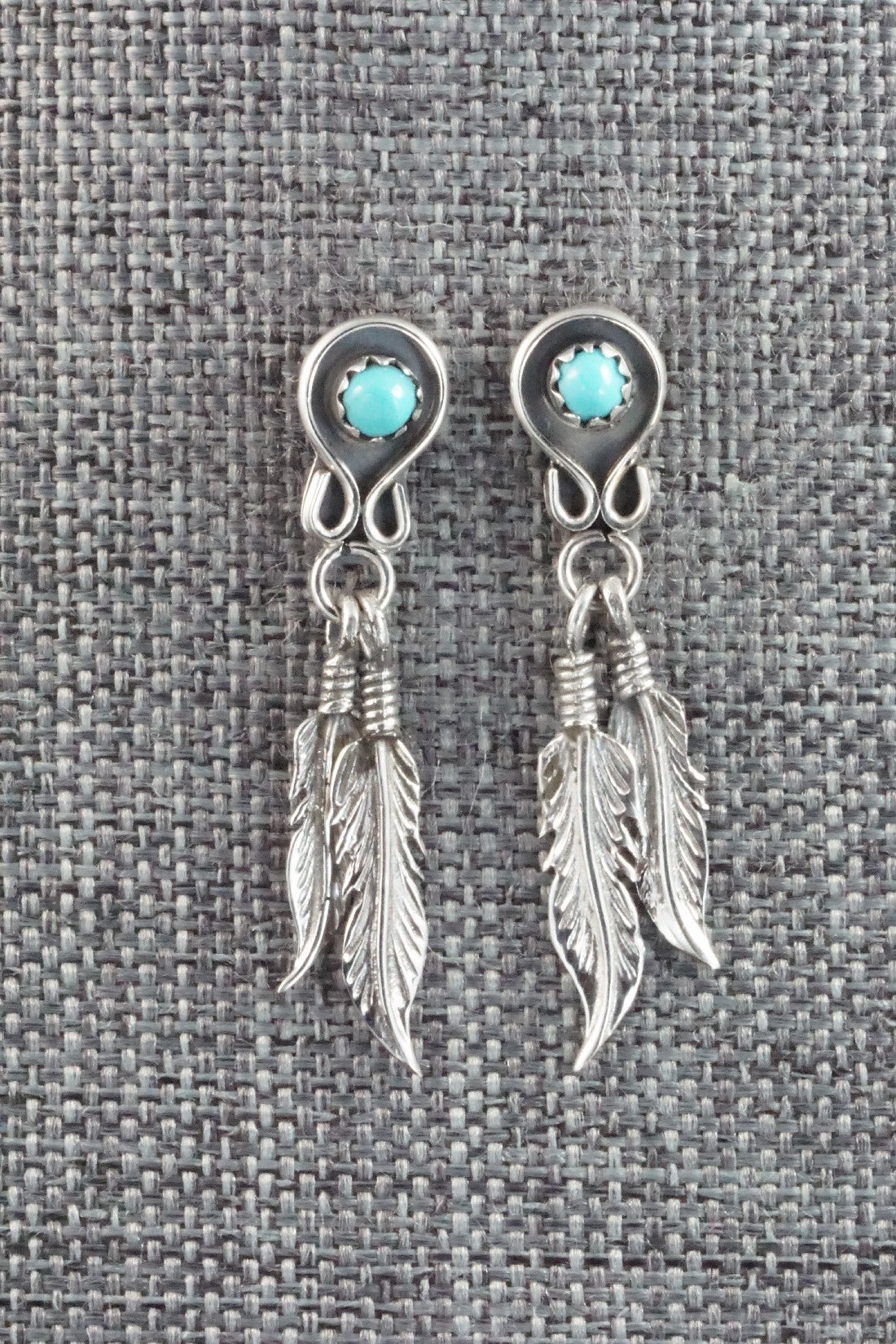 Turquoise & Sterling Silver Earrings - Janice Largo