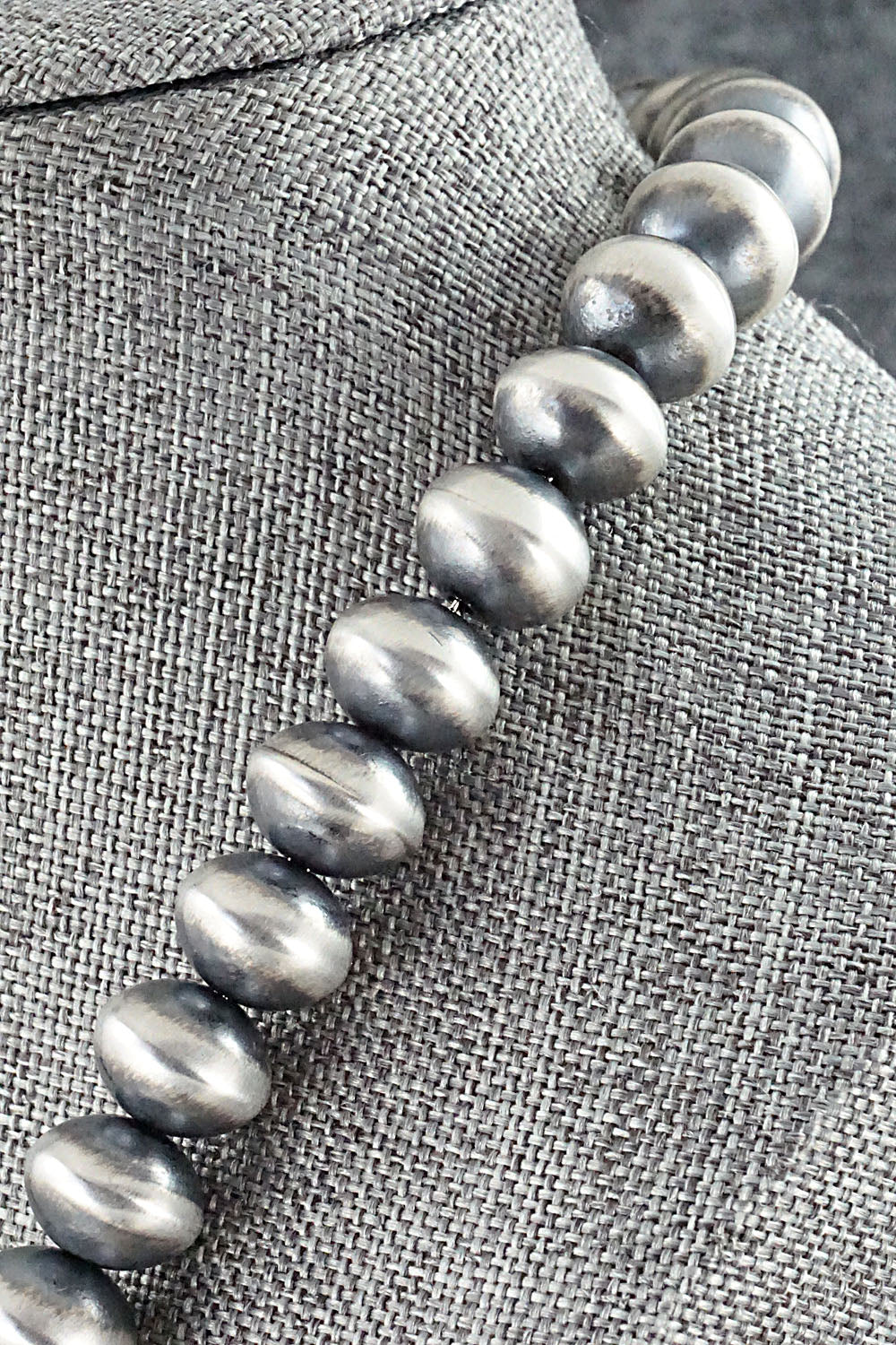 Turquoise & Sterling Silver Navajo Pearl Necklace - Jan Mariano