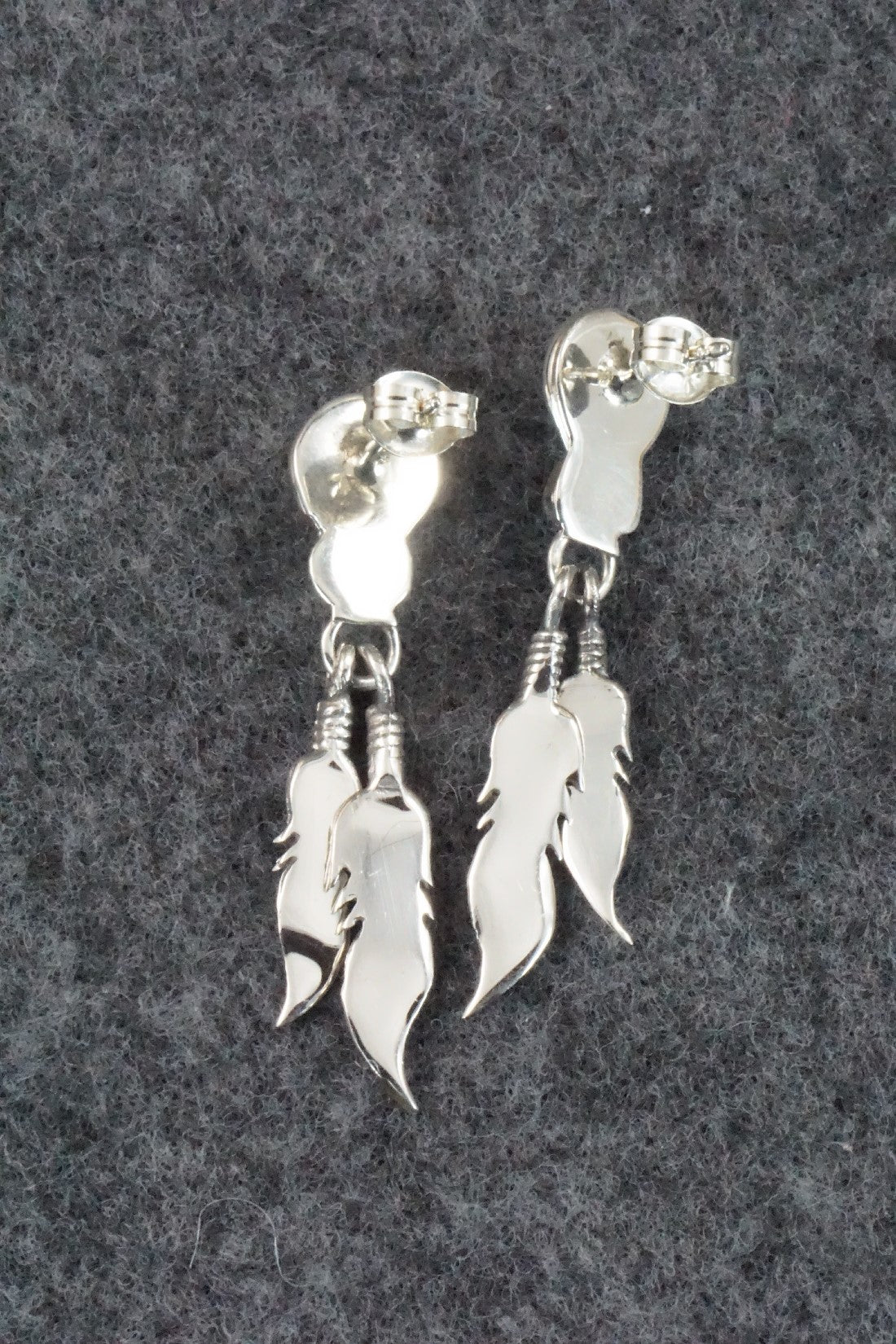 Turquoise & Sterling Silver Earrings - Janice Largo