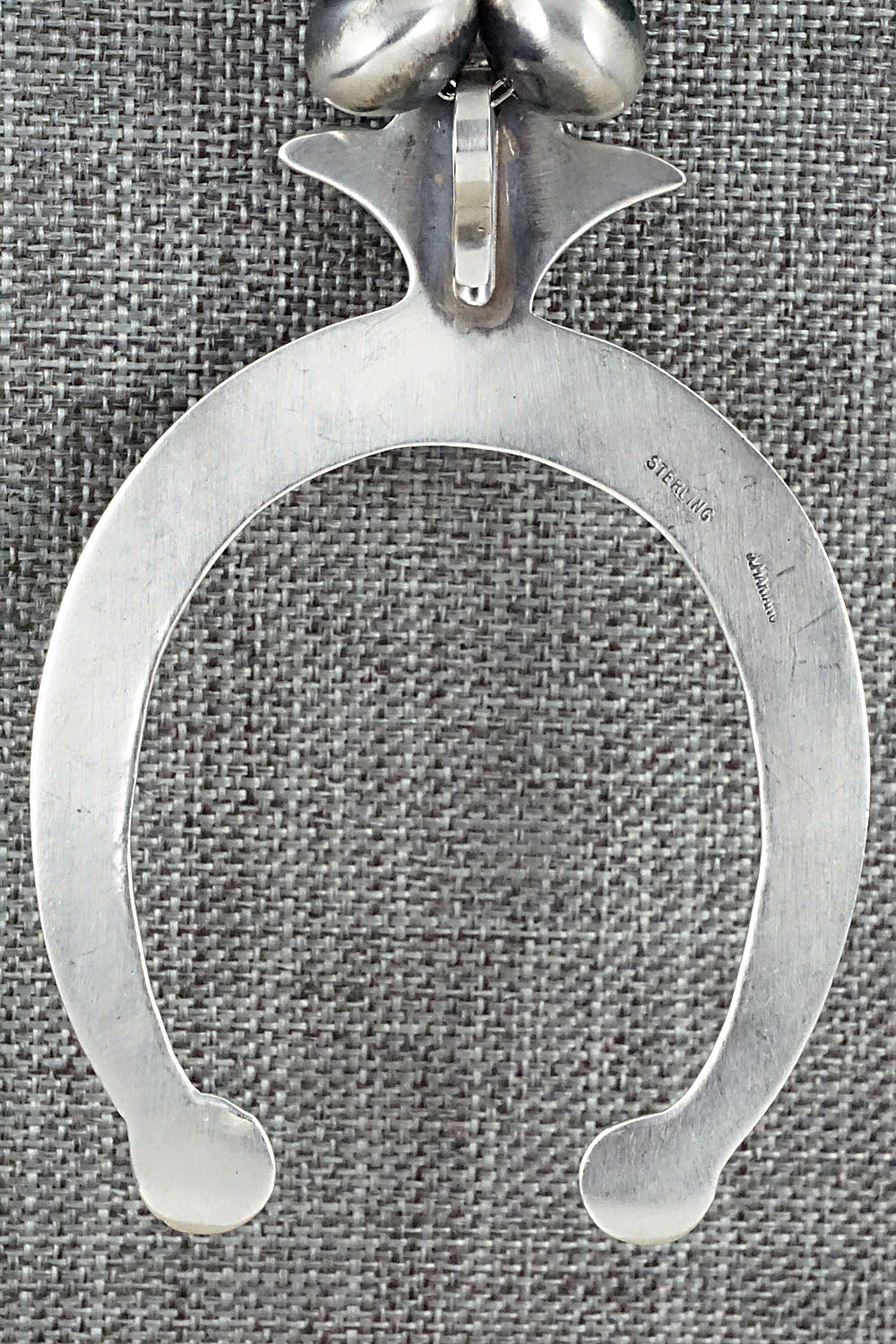 Turquoise & Sterling Silver Navajo Pearl Necklace - Jan Mariano