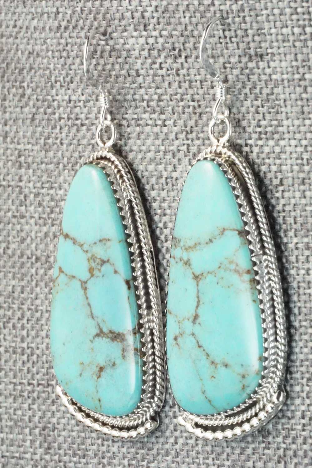 Turquoise & Sterling Silver Earrings - Sharon McCarthy