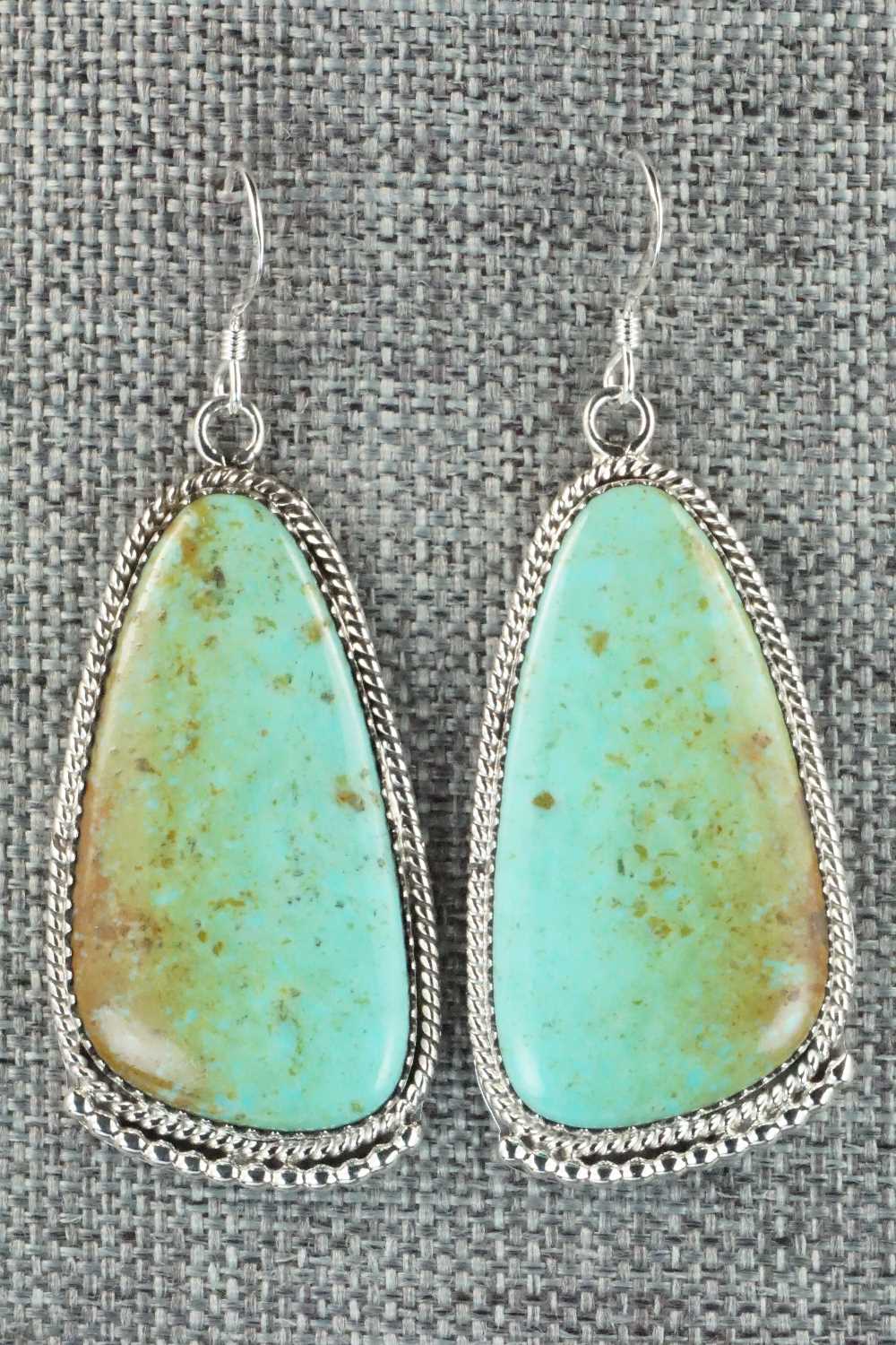 Turquoise & Sterling Silver Earrings - Sharon McCarthy