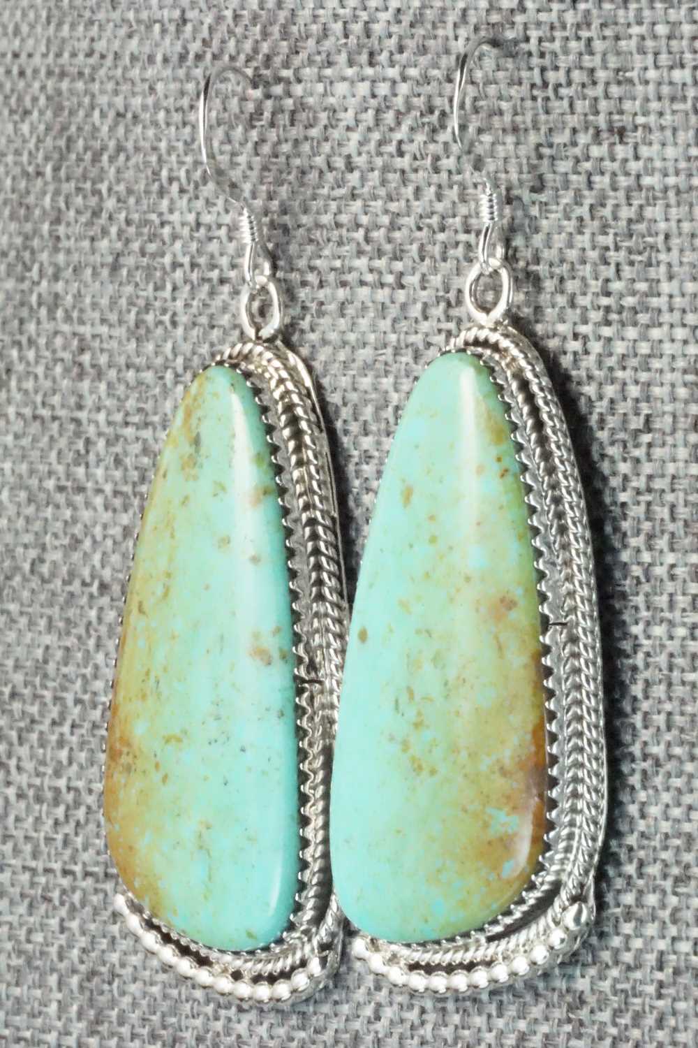 Turquoise & Sterling Silver Earrings - Sharon McCarthy