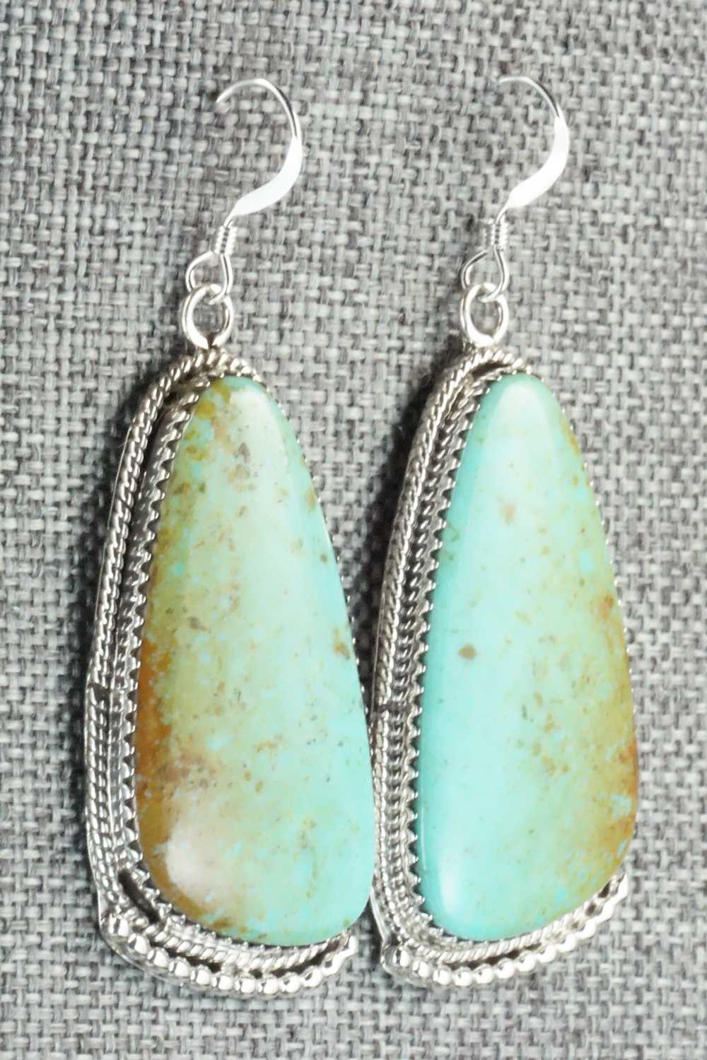 Turquoise & Sterling Silver Earrings - Sharon McCarthy