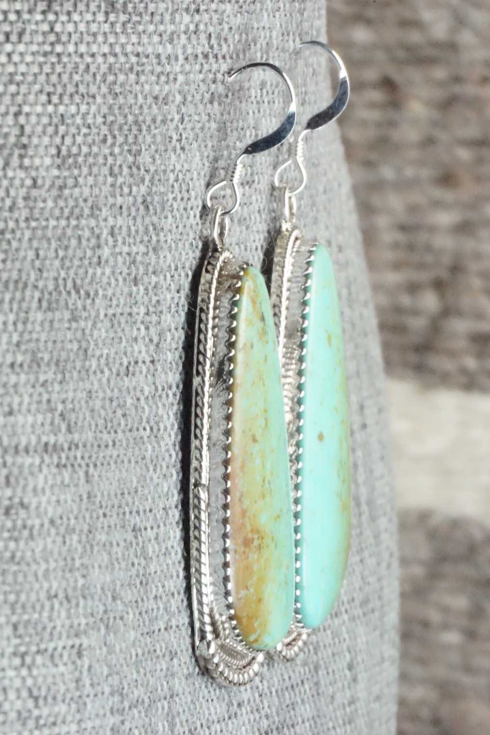 Turquoise & Sterling Silver Earrings - Sharon McCarthy