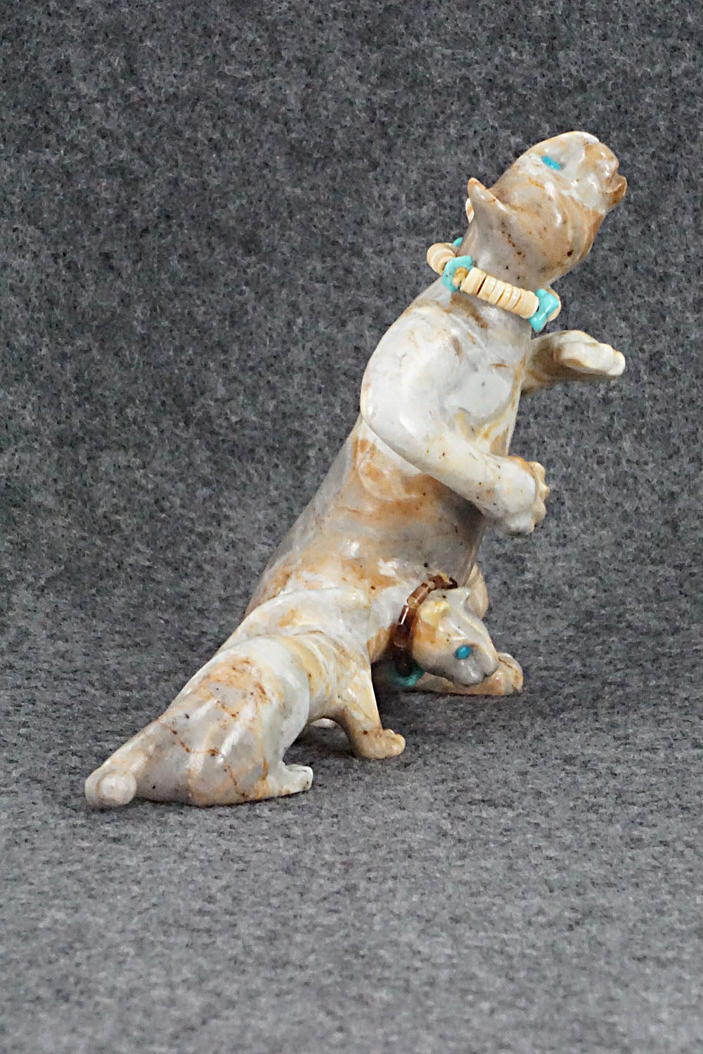 Mountain Lion Zuni Fetish Carving - Albert Eustace