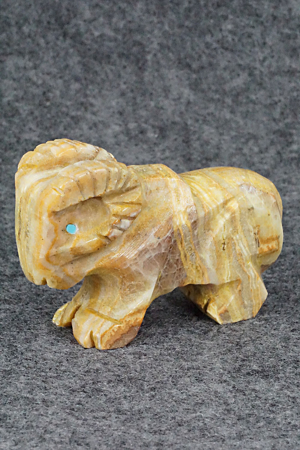 Ram Zuni Fetish Carving - Tony Mackel