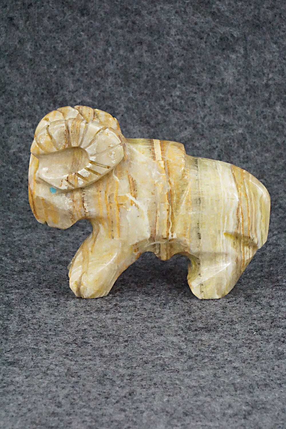 Ram Zuni Fetish Carving - Tony Mackel
