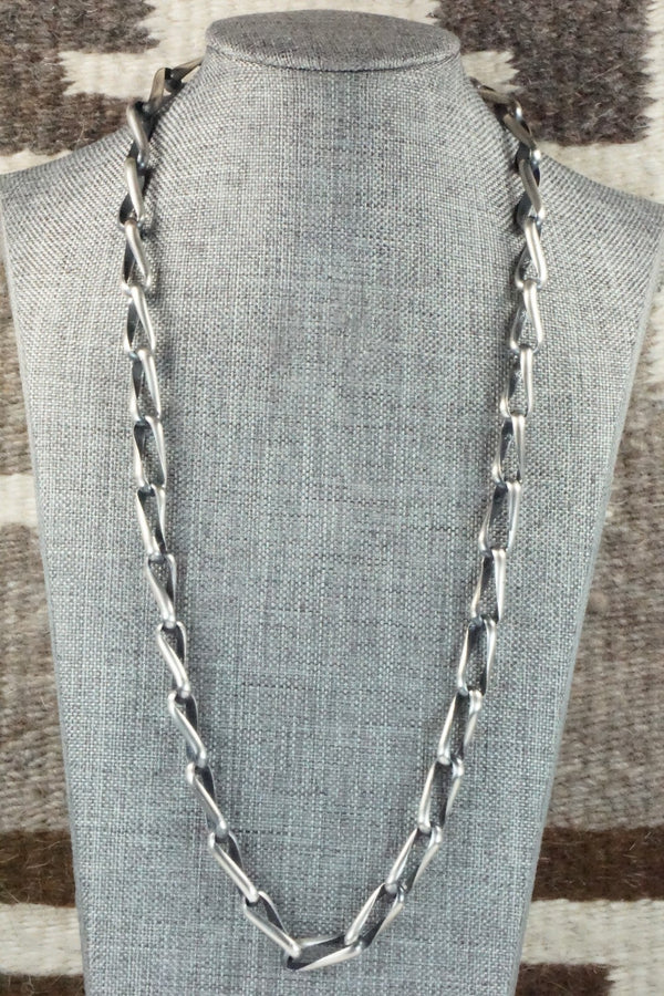 Sterling Silver Chain Necklace - Lawrence Yazzie