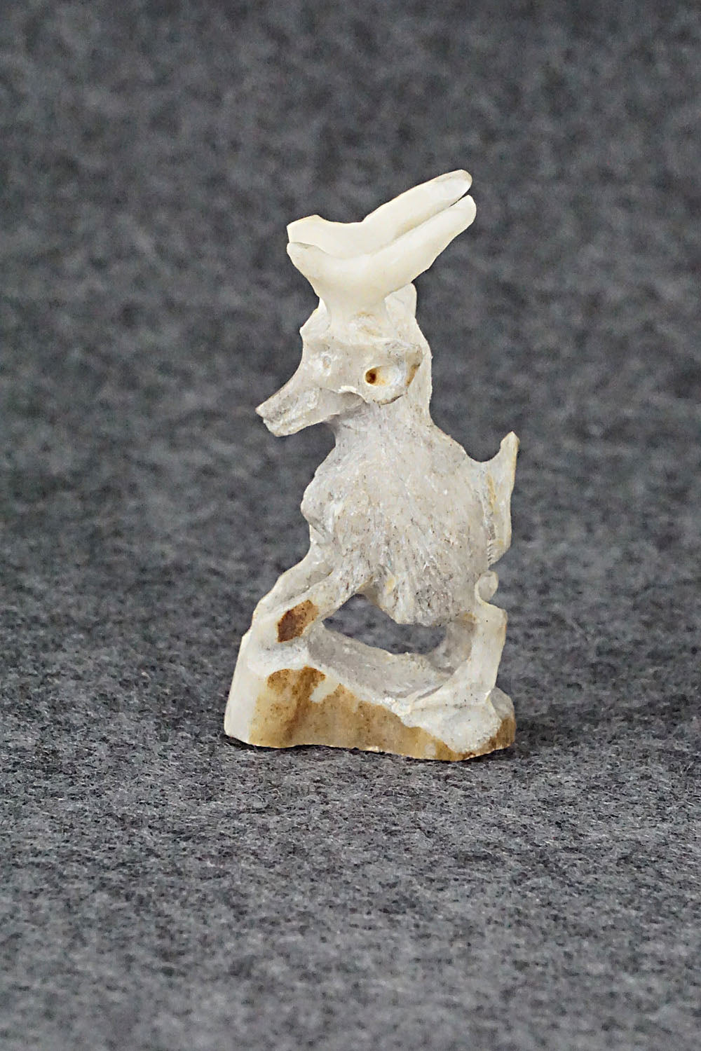 Pronghorn Zuni Fetish Carving - Lewis Malie Jr.
