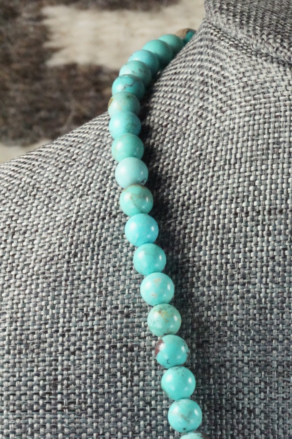 Turquoise & Sterling Silver Necklace - Doreen Jake