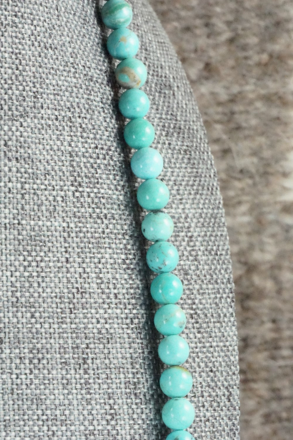 Turquoise & Sterling Silver Necklace - Doreen Jake