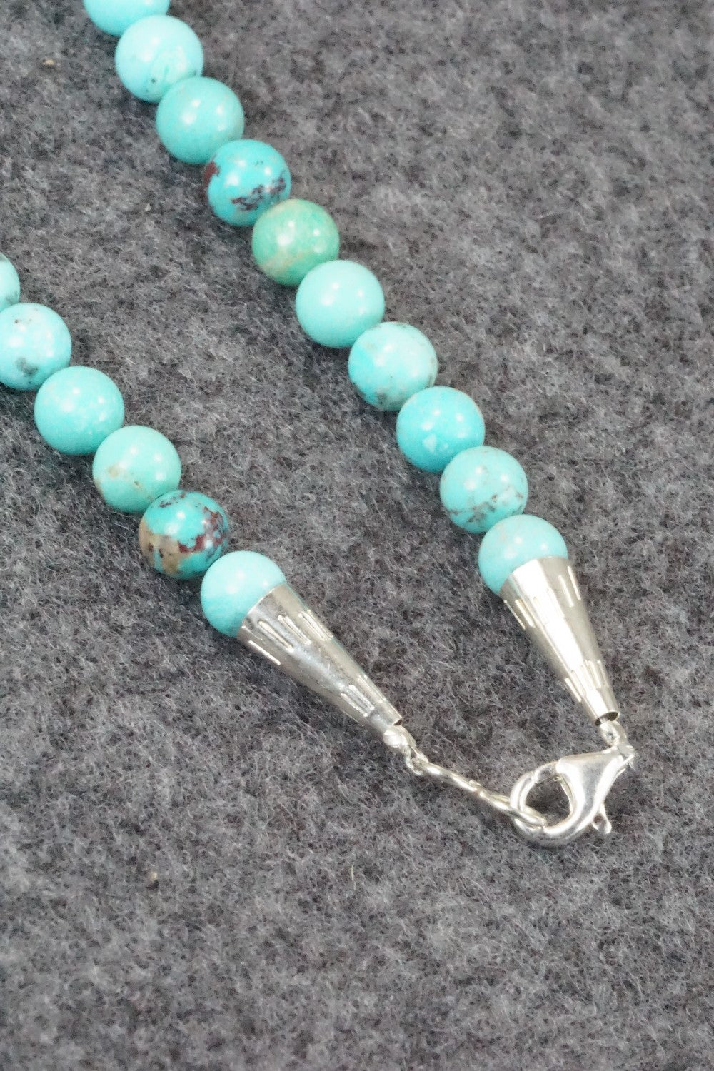 Turquoise & Sterling Silver Necklace - Doreen Jake