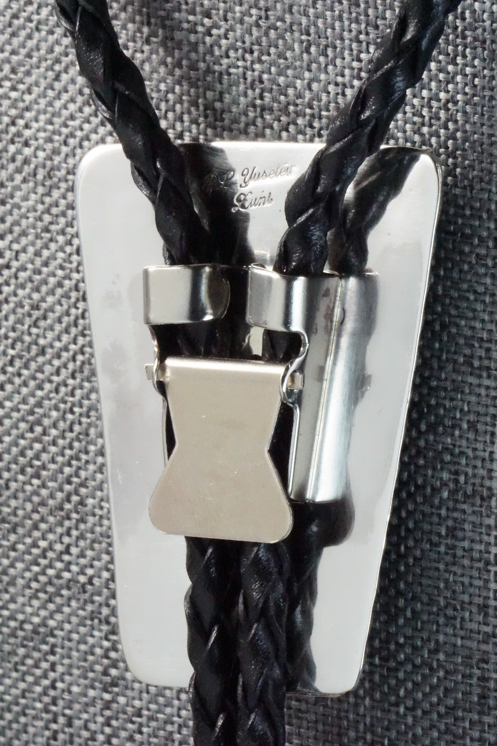 Multi Stone & Sterling Silver Inlay Bolo Tie - Rydell Yuselew