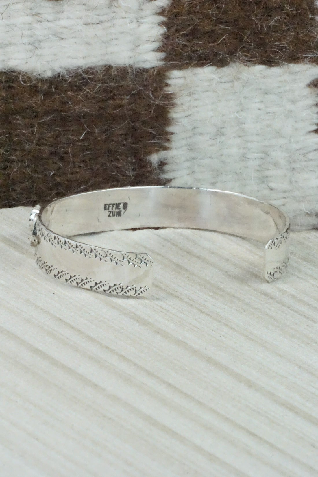 Turquoise & Sterling Silver Bracelet - Joy Calavaza