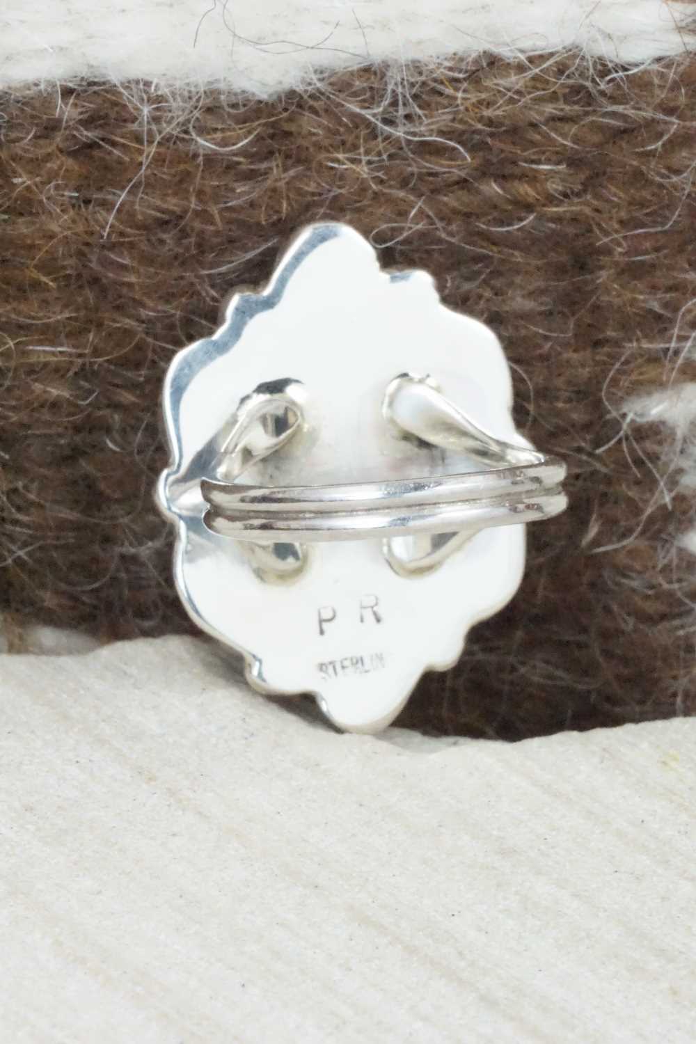 Turquoise & Sterling Silver Ring - Priscilla Reeder - Size - 7.5