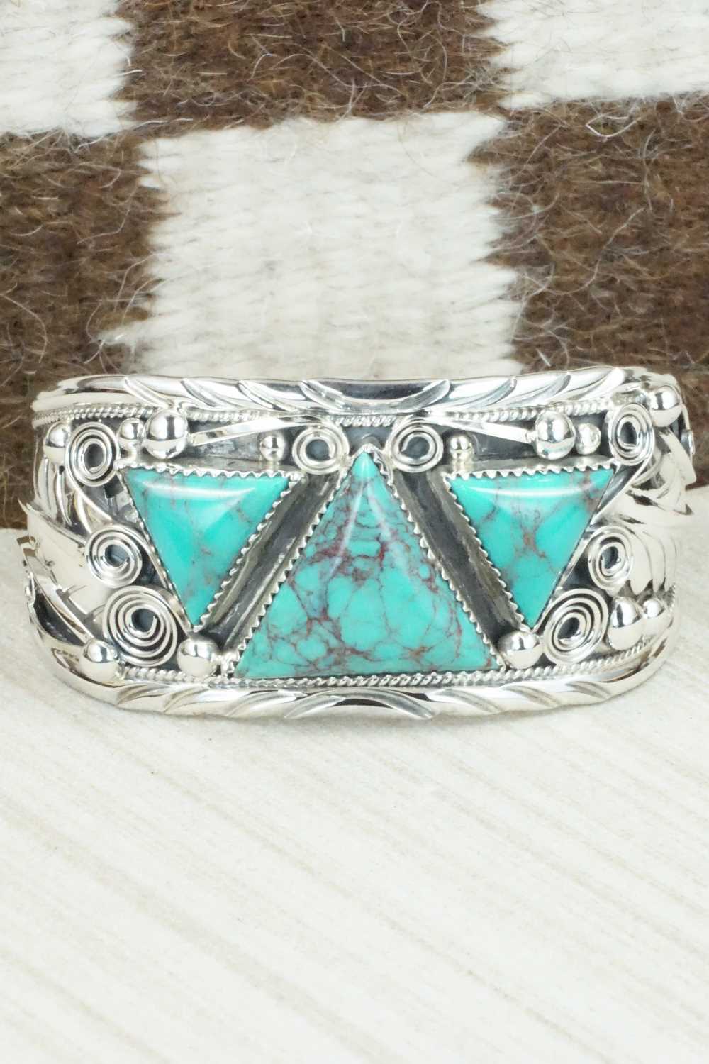 Turquoise & Sterling Silver Bracelet - Davey Morgan