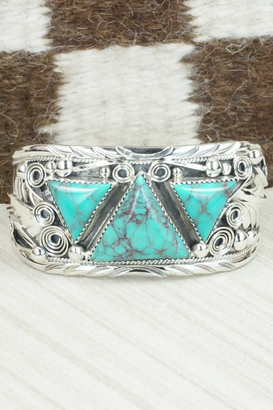 Turquoise & Sterling Silver Bracelet - Davey Morgan