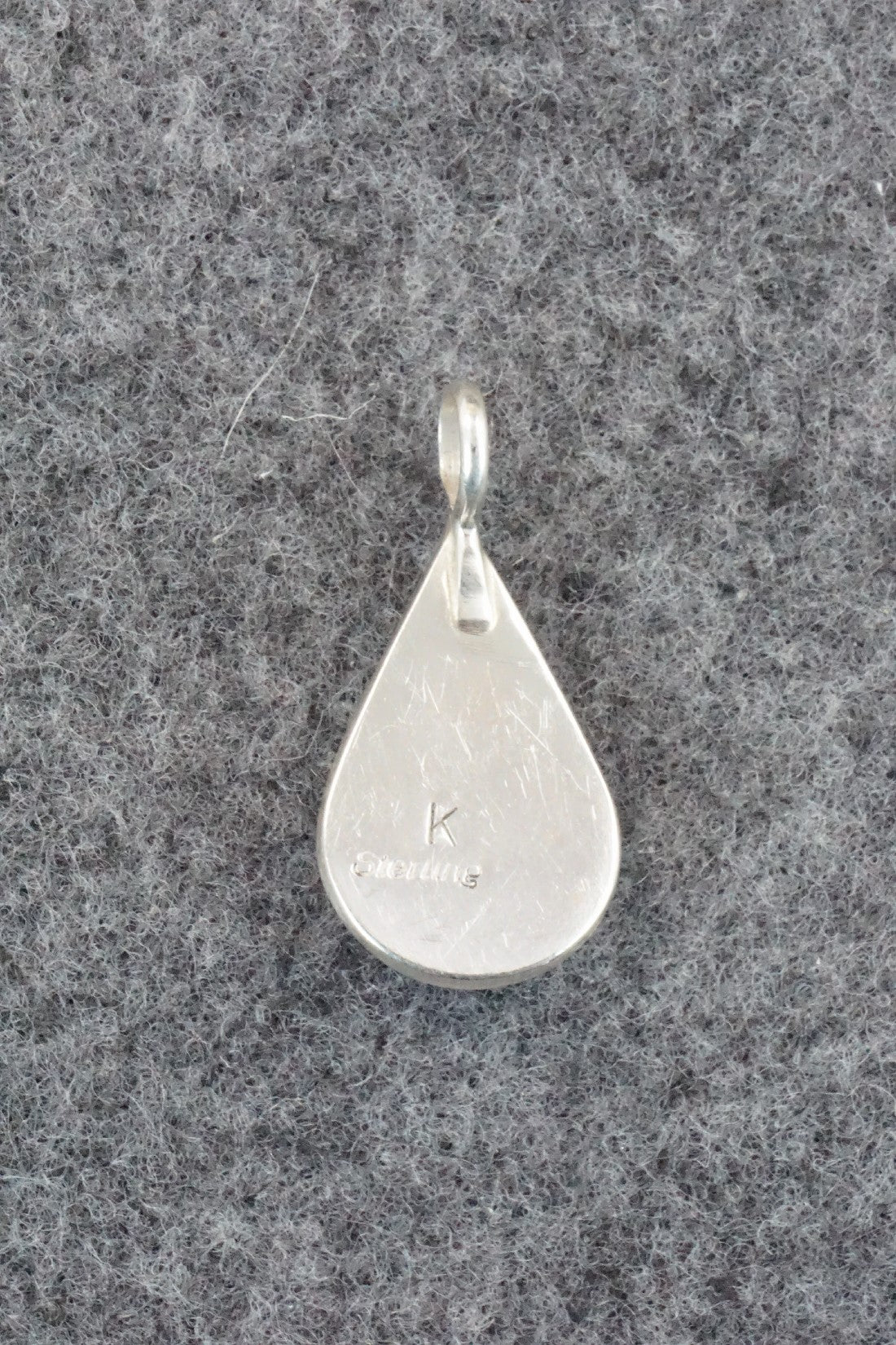 Turquoise & Sterling Silver Pendant - Laurie Kallestewa