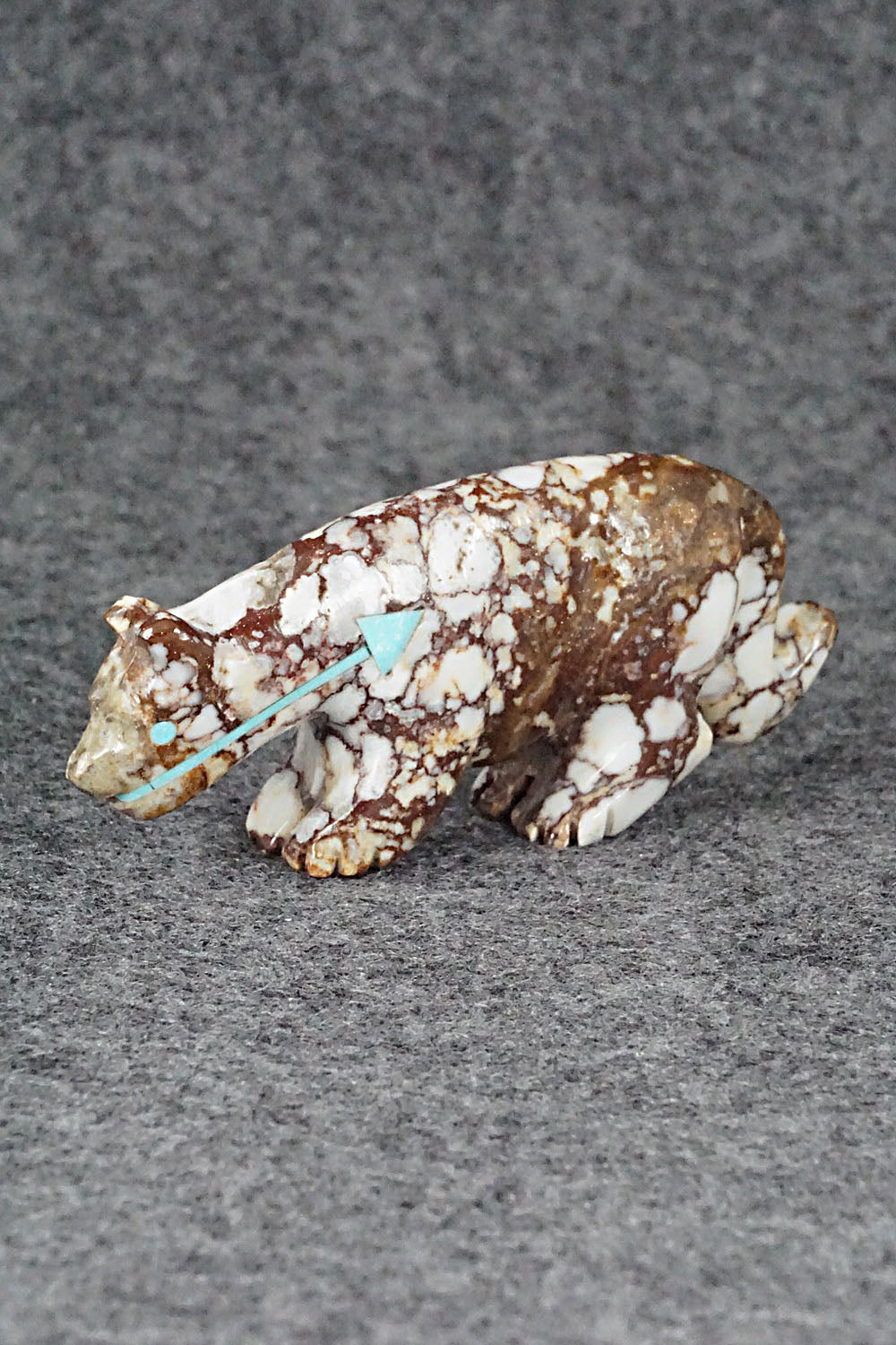 Mountain Lion Zuni Fetish Carving - Andres Quandelacy