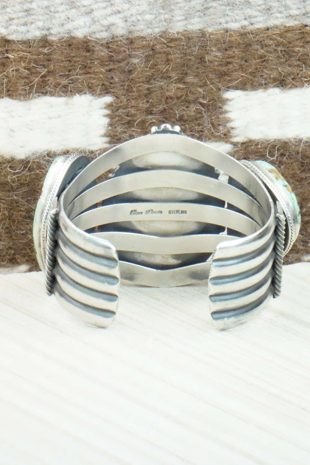 Turquoise & Sterling Silver Bracelet - Tom Lewis
